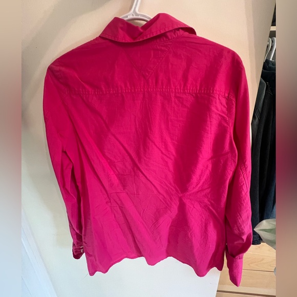 Barbie Pink Tommy Hilfiger Button Down Shirt - Picture 2 of 2